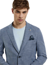 Unstructured Pied Poule Blazer
